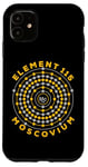 Coque pour iPhone 11 Element 115 Atomic Number Ununpentium Anti Gravity Moscovium