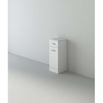 VeeBath NLSW3033 Linx Armoire à Linge sur Pied Blanc Brillant 300 x 330 mm, 300x330mm