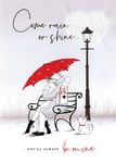 Come Rain Or Shine Valentine's Day Greeting Card Fly Me to The Moon Range Cards