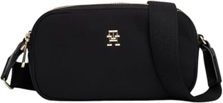 Tommy Hilfiger Sac à Bandoulière Femme Poppy Camera Bag Petit, Noir (Black), Taille Unique