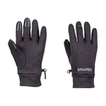 Marmot Power Stretch Connect Glove Gants Polaires, Chauds, Coupe-Vent, Hydrofuges, pour Outdoor, Vélo, Course à Pied Black FR: S(Taille Fabricant: S)
