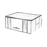 Compactor - Housse avec Sac sous vide Life XXL, grand coffre, rangement armoire, dressing, boîte déménagement, compatible aspirateur et pompe à vide, compresse couettes, oreillers et vêtements