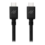 iFrogz UniqueSync Braided USB C to C Charge & Sync Cable Fast Black 1.