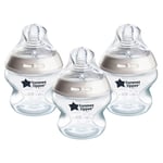 Tommee Tippee Baby Bottles Breast-Like Teat Anti-Colic Valve 150ml Pack of 3