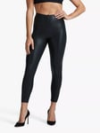 Commando 7/8 Faux Leather Smoothing Leggings, Black