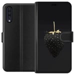 Samsung Galaxy A50 Plånboksfodral Lyxig Jordgubbe