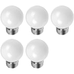 Tlily - 5 pieces E27 0.5W AC220V ampoule a incandescence blanc lampe de decoration