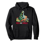 Jurassic World Rex The Halls Christmas Tree Pullover Hoodie