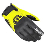 SPIDI Gants de Moto ÉLASTIQUÉ CTS-1 Noir Jaune Fluo B105-486 TG S