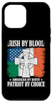 Coque pour iPhone 12 Pro Max Irlandais de sang, Américain de naissance, Patriote par