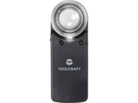 Toolcraft 1303080 Håndlup Med Led-Belysning Forstørrelsesfaktor: 15 X Linsestørrelse: (Ø) 20 Mm