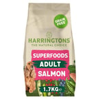 Harringtons Superfoods Complete Grain Free Hypoallergenic Salmon with Veg Dry Adult Dog Food 1.7kg (Pack of 4) - Made with All Natural Ingredients