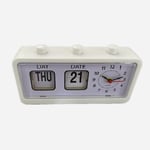 Mechanical Alarm Clock Novelty Flip Clock Desktop Digital Clock with1610