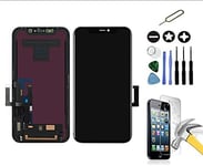 Mobilevie Ecran pour iPhone 11 Noir Vitre Tactile + LCD Original Assemblé sur Châssis