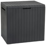 Keter City 113L Outdoor Garden Storage Box - Grey