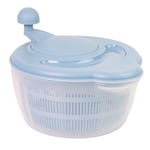 Westmark essoreuse à salade, capacité : 5 litres, 26 cm, plastique, sans BPA, Fortuna, couleur : transparent/bleu, 2432224B