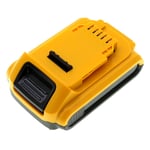 Batteri til DCB180 for Dewalt, 20.0V, 2000mAh