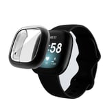 Strap-it Coque de protection - compatible pour Fitbit Versa 3 TPU (noir)