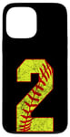 Coque pour iPhone 13 Pro Max Softball #2 Fast Pitch Love Softball Joueur préféré de la maman