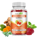 Ashwagandha Gummies - Root Power Herbal Extract Turmeric L-Theanine Maca Root