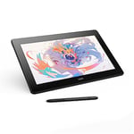 UGEE U1600 Tablette Graphique avec Écran de 15.4 Pouces IPS FHD Entièrement Laminé, Moniteur Dessin 90% NTSC avec Stylet sans Pile 8192 Niveaux, Compatible Windows Mac Linux Android