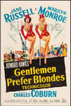 GENTLEMEN PREFER BLONDES Rqea-POSTER HQ 40x60cm d'une AFFICHE VINTAGE