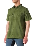 Jack Wolfskin Thompson T-Shirt pour Homme Chemise, Greenwood Checks