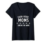 Womens Good Moms Say Tee V-Neck T-Shirt