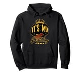 It's My Birthday Black Queen African American Afro Girl Bday Pullover Hoodie