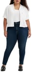 Levi's Women's Plus Size 721 High Rise Skinny Jeans, Blue Swell Plus, 20 Short