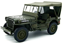 WELLY - Voiture de l'armée américaine JEEP de 1944 - 1/18 - WEL18055H-W