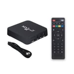 Boîtier de télévision MXQ PRO 5G 4K RK3229-5G Smart 1 + 8G Lecteurs vidéo fiables noir UE