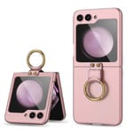 Tech-Protect Galaxy Z Flip 5 Skal Icon Ring Roséguld