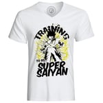 T-Shirt Training Super Sayan Dragon Ball Z Dbz Goku Manga Anime