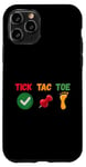 Coque pour iPhone 11 Pro Tic, tac, toe. Abstrait drôle, humour