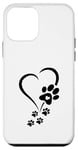 iPhone 12 mini Dog Paw Heart Baby Dogs - Dog Paw Print Dog Paws Hearts Case