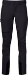 Bergans Women's Breheimen Softshell Pants Black/Solid Charcoal, Short XL