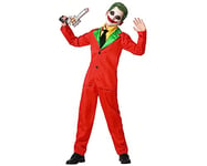 Atosa déguisement de clown rouge halloween enfant bébé 10 a 12 años