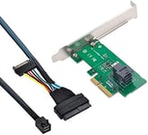 PCI-E 3.0 4.0 to SFF-8643 Card Adapter and U.2 U2 SFF-8639 NVME PCIe SSD Cable for Mainboard SSD