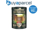 Cuprinol 5111363 Ducksback 5 Year Waterproof for Sheds & Fences Autumn Gold 5 li