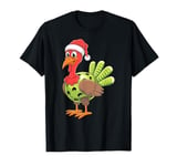 Thanksgiving Turkey Playing Pickleball Pickle ball Lover fun T-Shirt