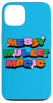 Coque pour iPhone 13 Messy Mullet Magic pour la génération Z moderne et la génération Y