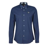 BARBOUR Chemise Homme Button Down Tissu Oxford Couleur Bleue MSH5170NY91