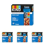 KIND Bars, Gluten Free Snack Bars, Fruit & Nut, High Fibre, Healthy Snack, No Artificial Colours, Flavours or Preservatives, Multipack 3 x 30g (Pack of 4)