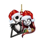 The Nightmare Before Christmas Hängande Smycke Julgran Dekoration Fest Dekoration God Jul Ornament (C)