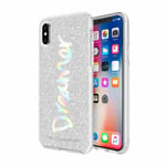 Rebecca Minkoff Case for iPhone X or Xs - Dreamer Silver Glitter/Holographic