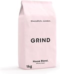 Grind Coffee Whole Beans House Blend - 100% Arabica Medium Roast Espresso Coffee