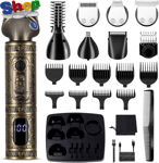 Optimum Quality Beard  Trimmer  Kit  Professional  Hair  Clipper  Trimmer  Zero