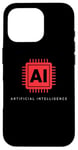 Coque pour iPhone 16 Pro Technologie de puce informatique intelligence artificielle IA