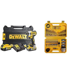 DEWALT - Visseuse à Chocs Brushless XR 18V Li-Ion 5Ah - DCF887P2-QW - Visseuse Électrique sans Fil avec Coffret TSTAK, 2 Batteries/Chargeur - 3 Vitesses (0-1000/2800/3250tr/min) & DeWalt